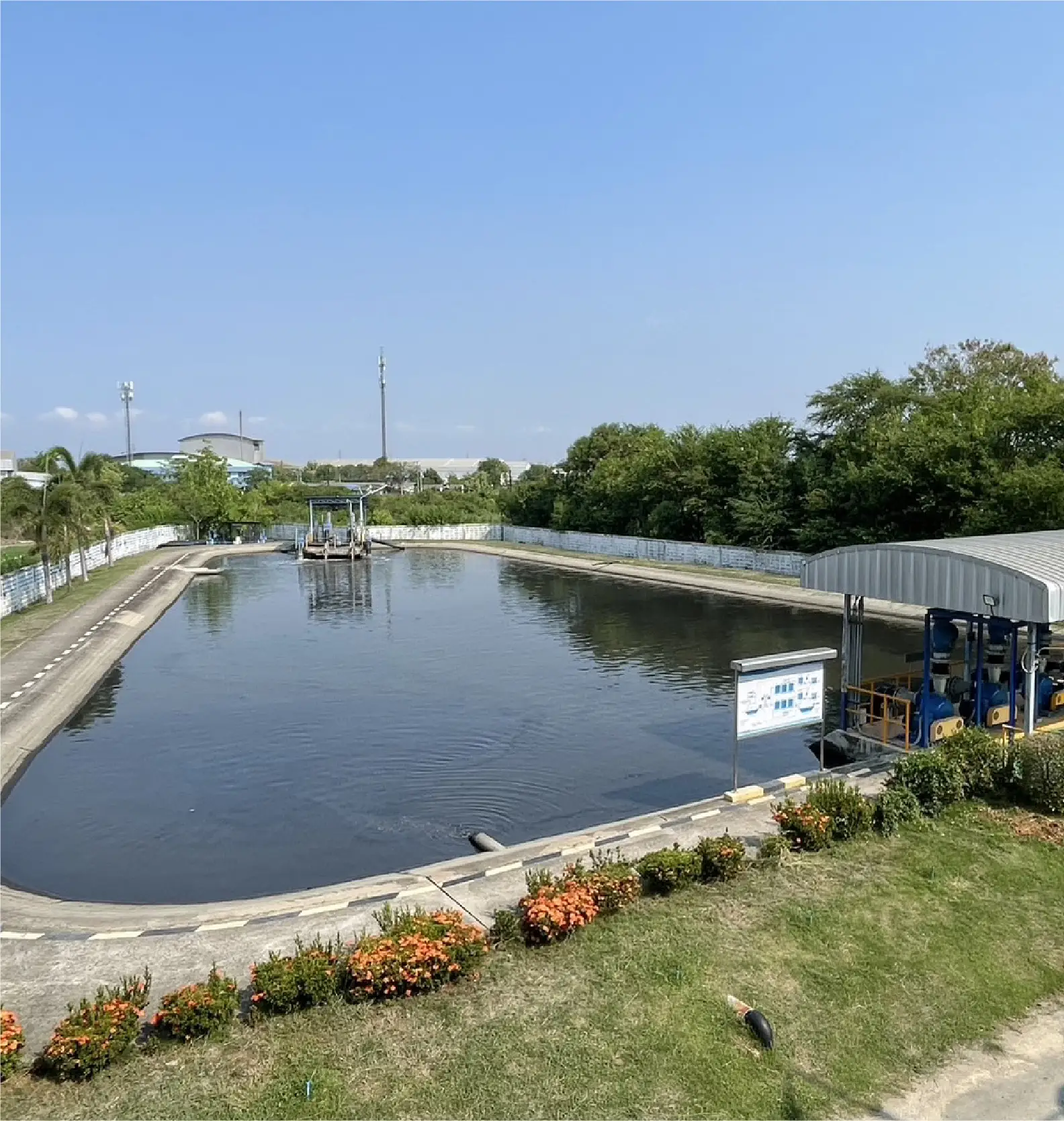 Central wastewater treatment system, Phase 2, Amata City Industrial Estate Chonburi